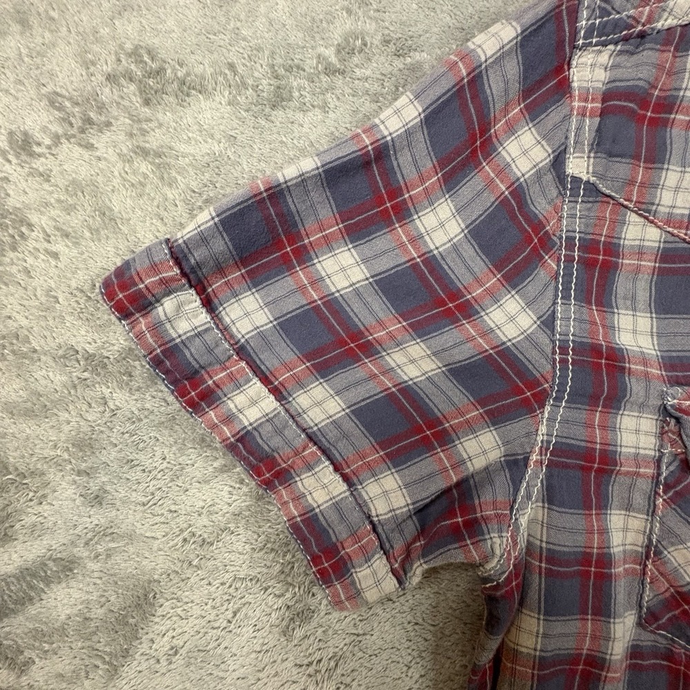 Buffalo David Bitton Men's L (Fits like M) Multicolor SS Plaid SEE DESCRIPTION - Picture 12 of 16